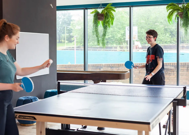 social area ping pong