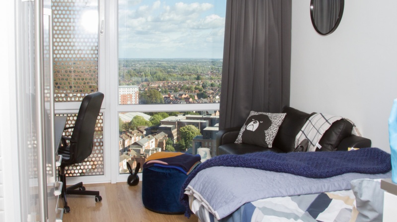 Our Penthouse rooms offer great views across Coventry city 