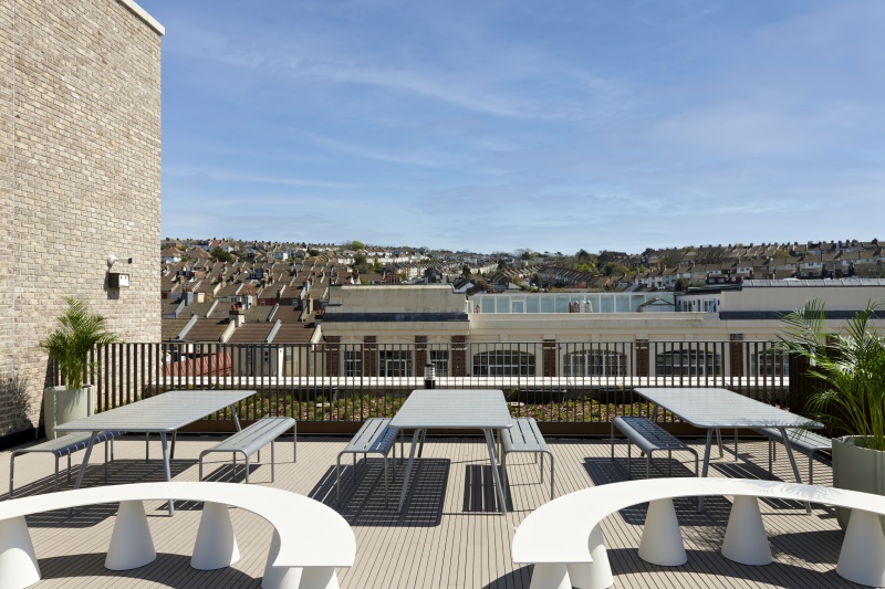 Student Castle Brighton Roof Terrace