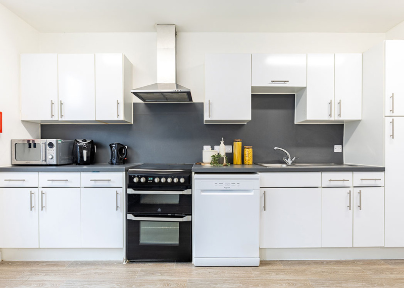 Share kitchen at Globe Works Brimingham