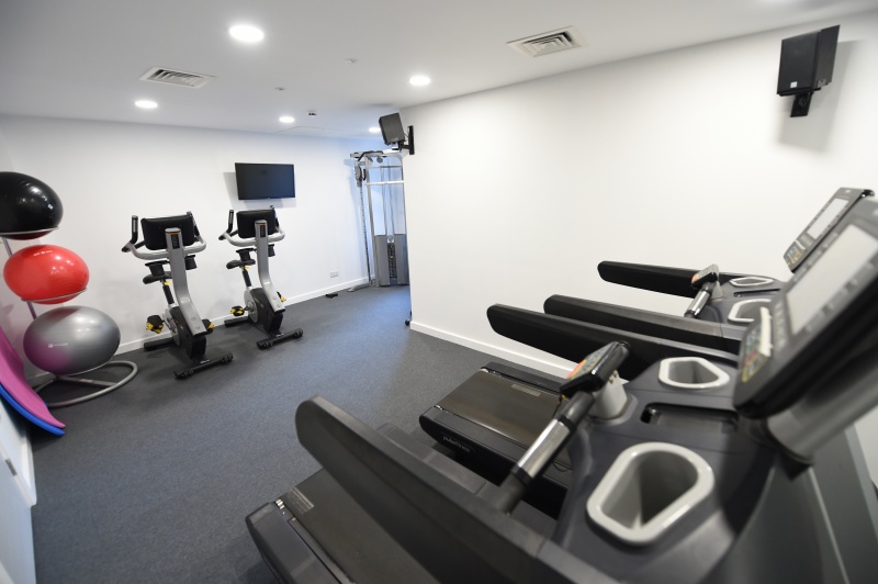 On-site gym at Canterbury Hall Preston from Nurtur accommodation