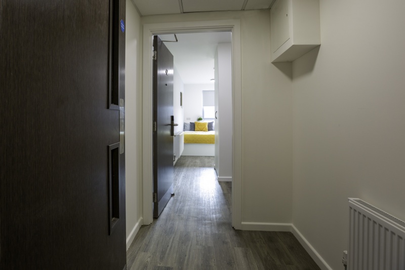 View of the studio from the hallway  at Westcombe House