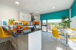 Fully equipped cluster kitchen at Central Living Exeter, ideal for shared living