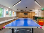 Games room with ping pong and pool tables in Calthorpe Court, Birmingham