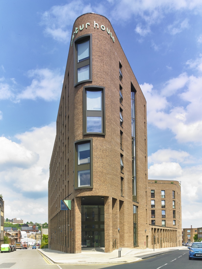 Exterior view of Nurtur House accommodation building