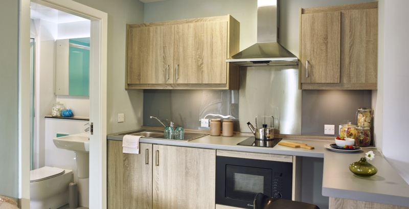 Fully equipped kitchen studio accommodation in Sheffield  Nurtur House