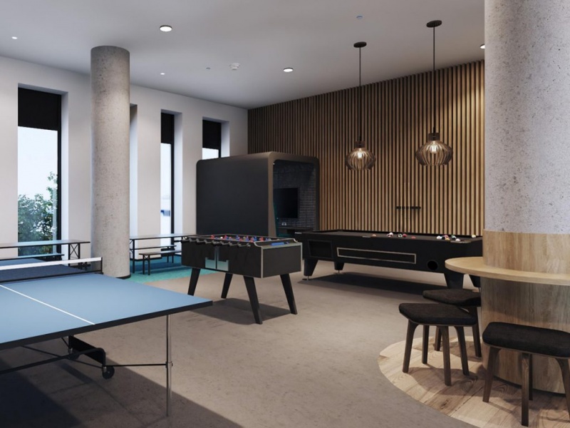 games room at Pavilion Court Wembley