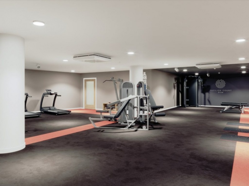 gym at Pavilion Court Wembley