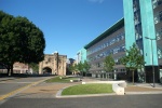 Modern student accommodation building in Leicester, Pennine House