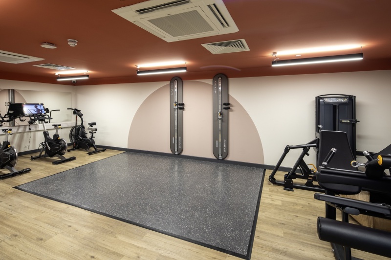 Fully equipped gym at Norton's Student Living, Edinburgh