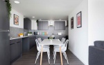 Contemporary shared kitchen area in a Westfield student flat