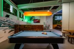 Games room with pool table, The Nest in Nottingham student accommodation