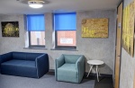 Share space with sofas at Trinity Hall Leeds