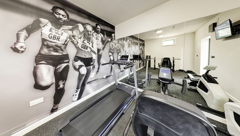 Gym area