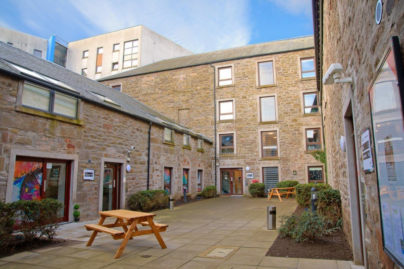 Keiller Court Courtyard