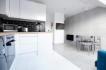 Shared kitchen with modern appliances at Beechwood House and Gardens 